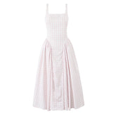Vestido Midi Xadrez Zafira