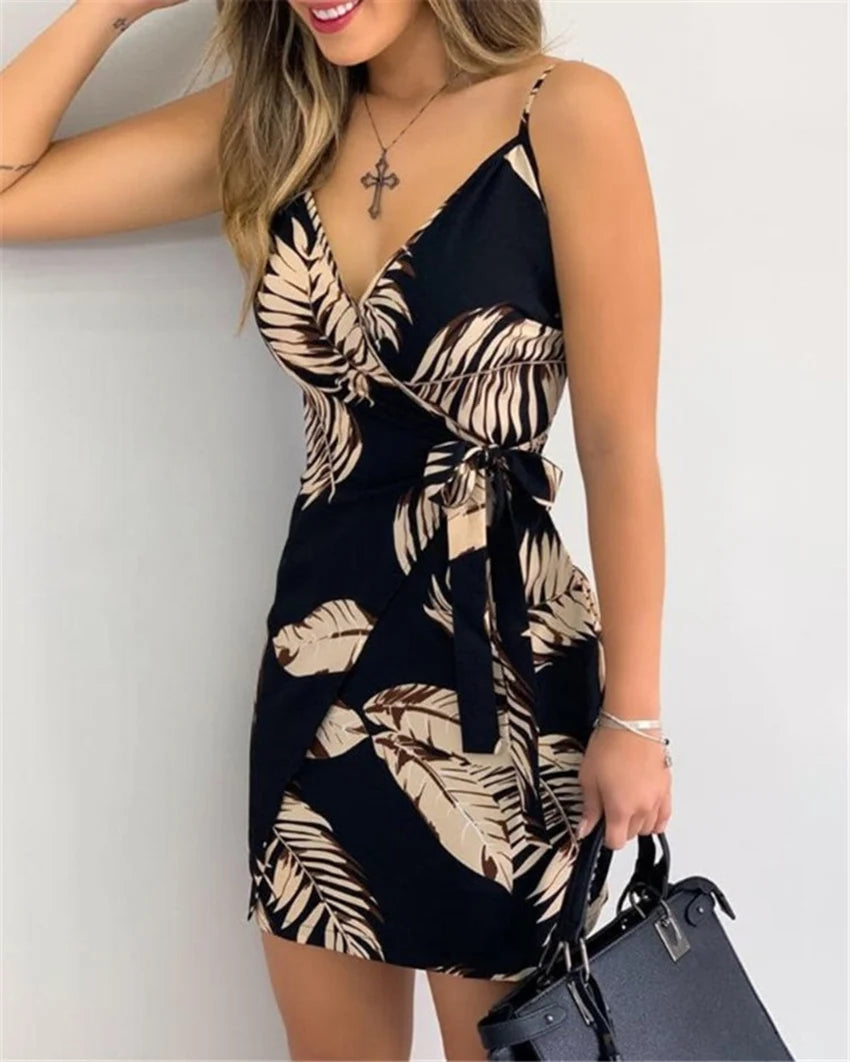 Vestido Curto Estampado Calandra