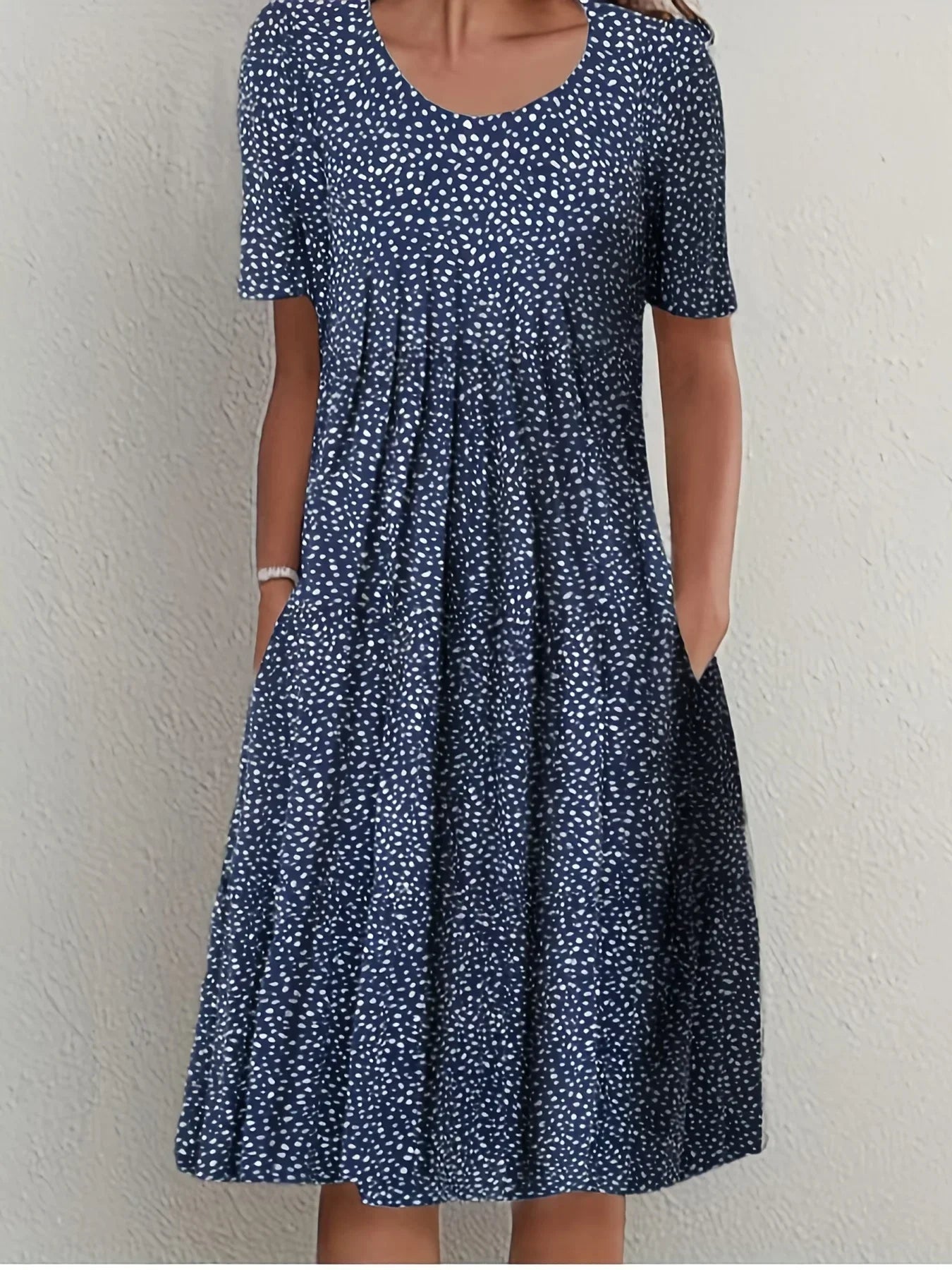 Vestido Midi Estampado Gláucia