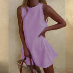 Vestido Midi Casual Sem Mangas