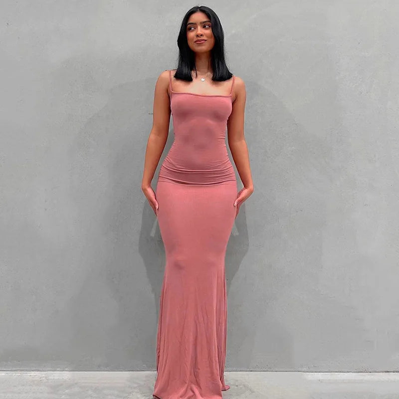 Vestido Longo Sem Mangas Ophira