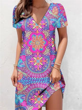 Vestido Midi Estampado Verena