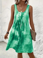 Vestido Midi Estampado Malena