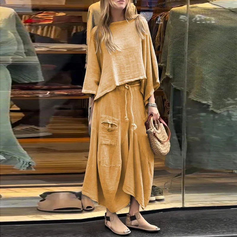 Conjunto Feminino em Linho Vintage - Lorena