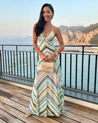 Vestido Longo Estampado Stela