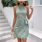 Vestido Midi Estampado Ilyana