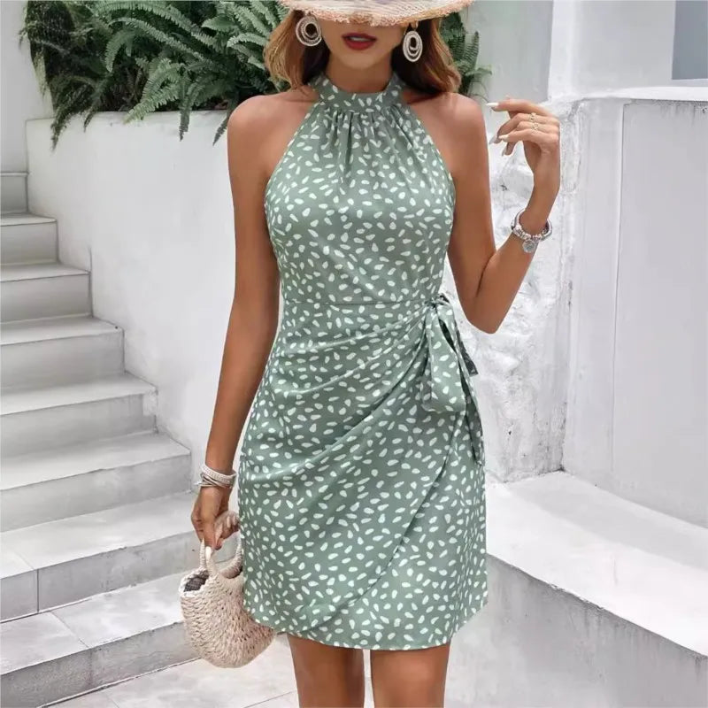 Vestido Midi Estampado Ilyana