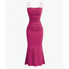 Vestido Longo Casual com Alça Elora