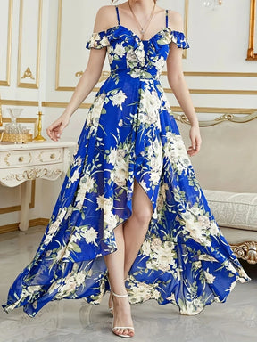 Vestido Longo Estampado Íris