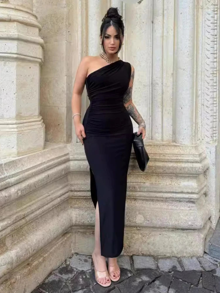 Vestido Longo com Costas Abertas Orlina