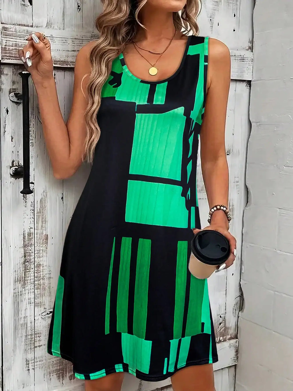 Vestido Midi Estampado Ismeria