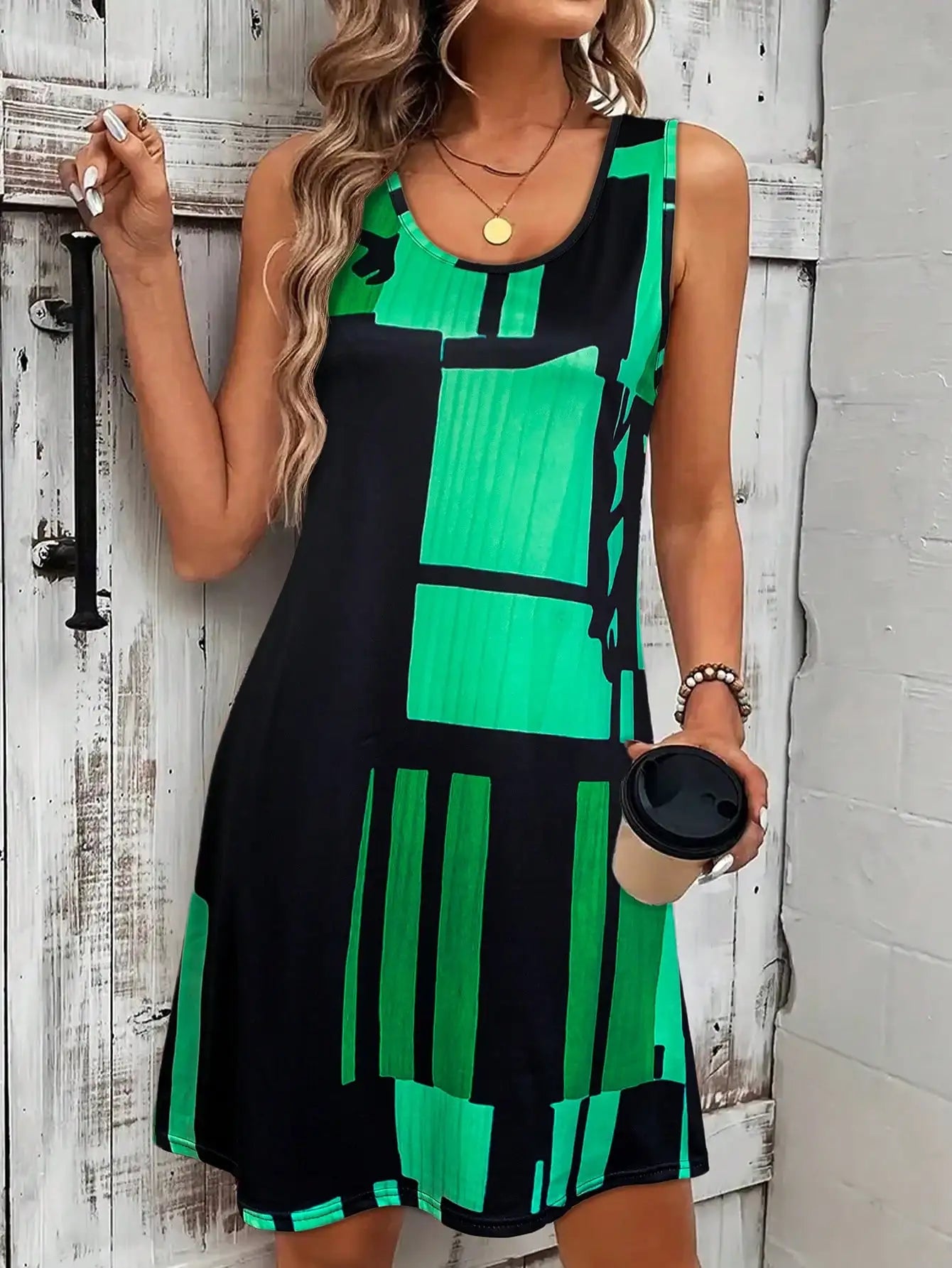 Vestido Midi Estampado Ismeria