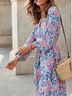 Vestido Longo Estampado Zaira