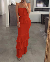Vestido Longo Sem Mangas Charlotte