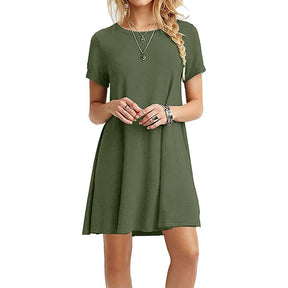 Vestido Curto com Manga Curta Jacinta