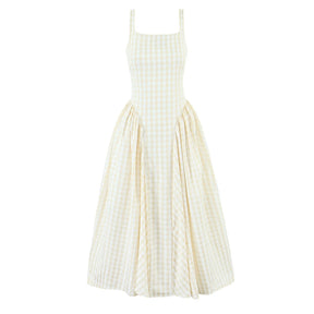Vestido Midi Xadrez Zafira