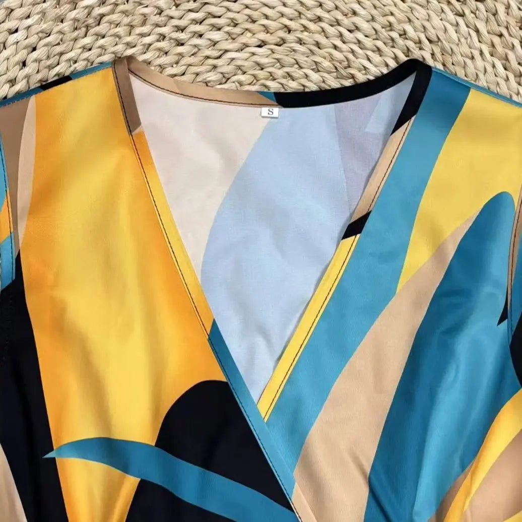 Vestido Longo Estampado Gisellea