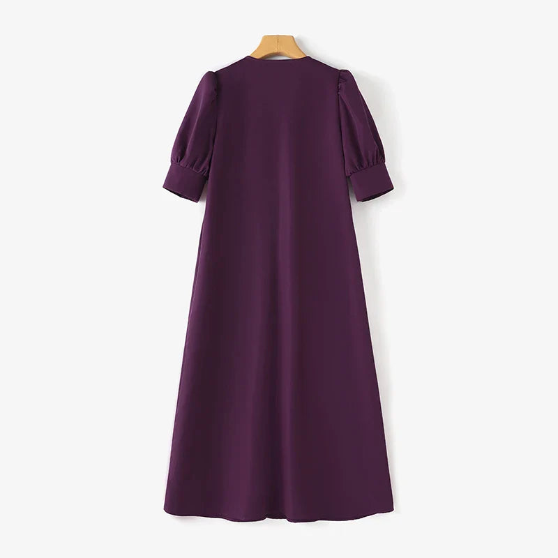 Vestido Midi Plissado Gláucia