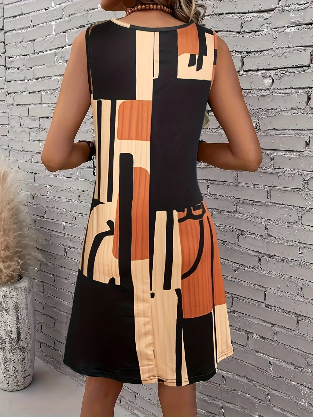 Vestido Midi Estampado Ismeria