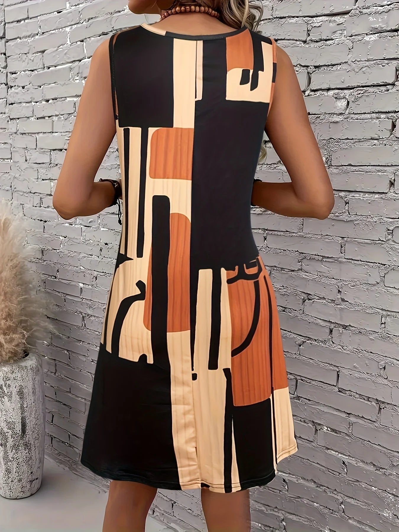 Vestido Midi Estampado Ismeria