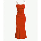 Vestido Longo Casual com Alça Elora