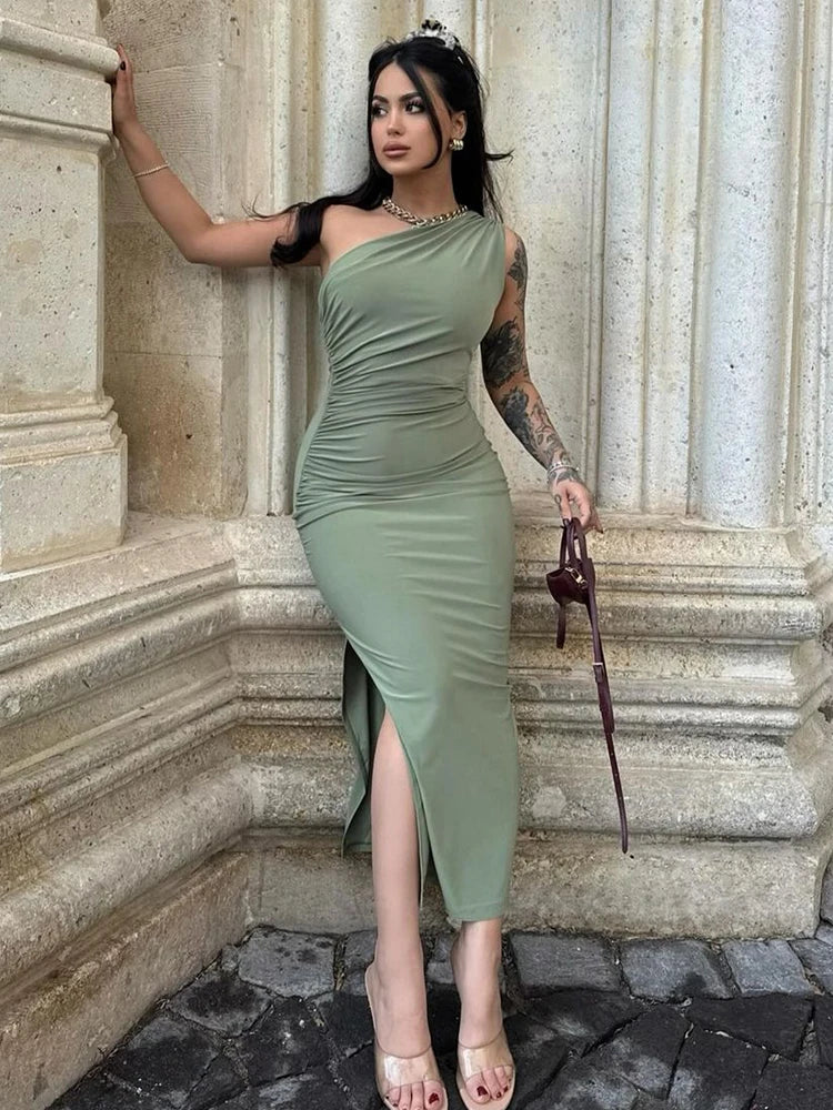 Vestido Longo com Costas Abertas Orlina