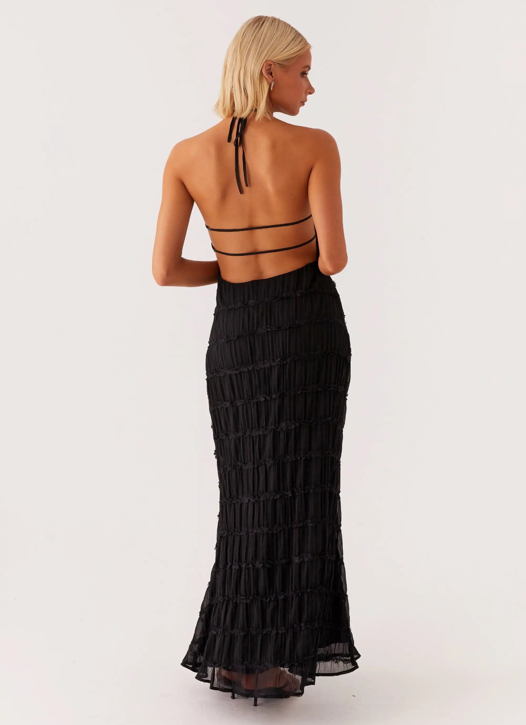 Vestido Longo Sem Mangas Helisara