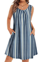 Vestido Midi Estampado Cyllene