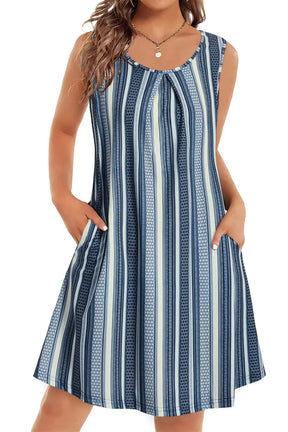 Vestido Midi Estampado Cyllene