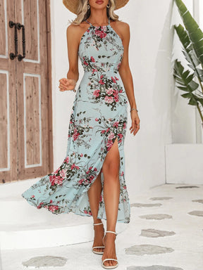 Vestido Longo Estampado Jalinne
