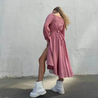 Vestido Longo e Manga Comprida Iolanda