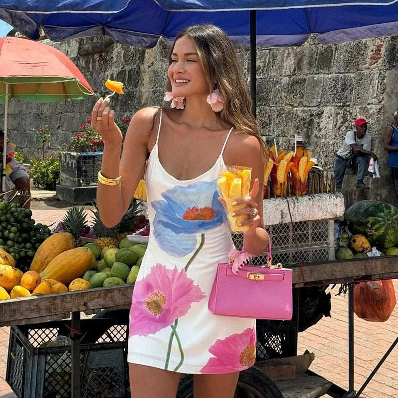 Vestido Midi Estampado Ariadnny