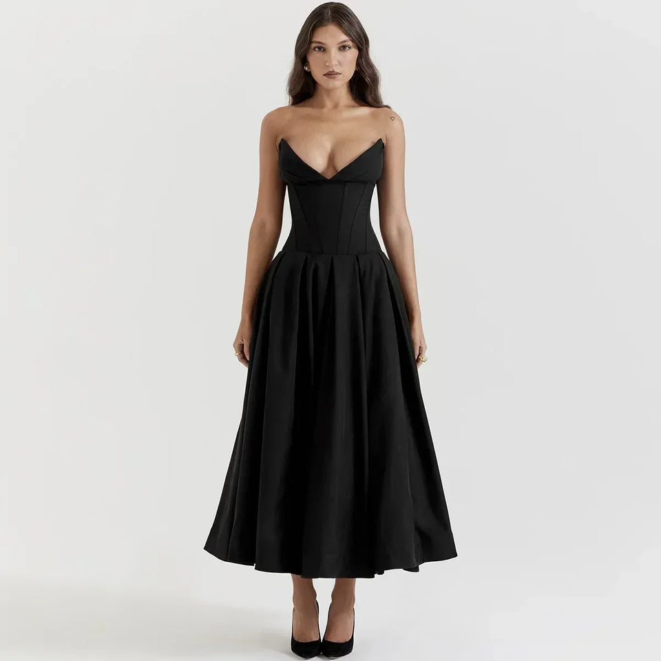 Vestido Longo Elegante Yvone