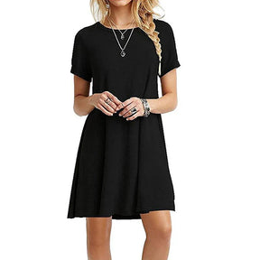 Vestido Curto com Manga Curta Jacinta