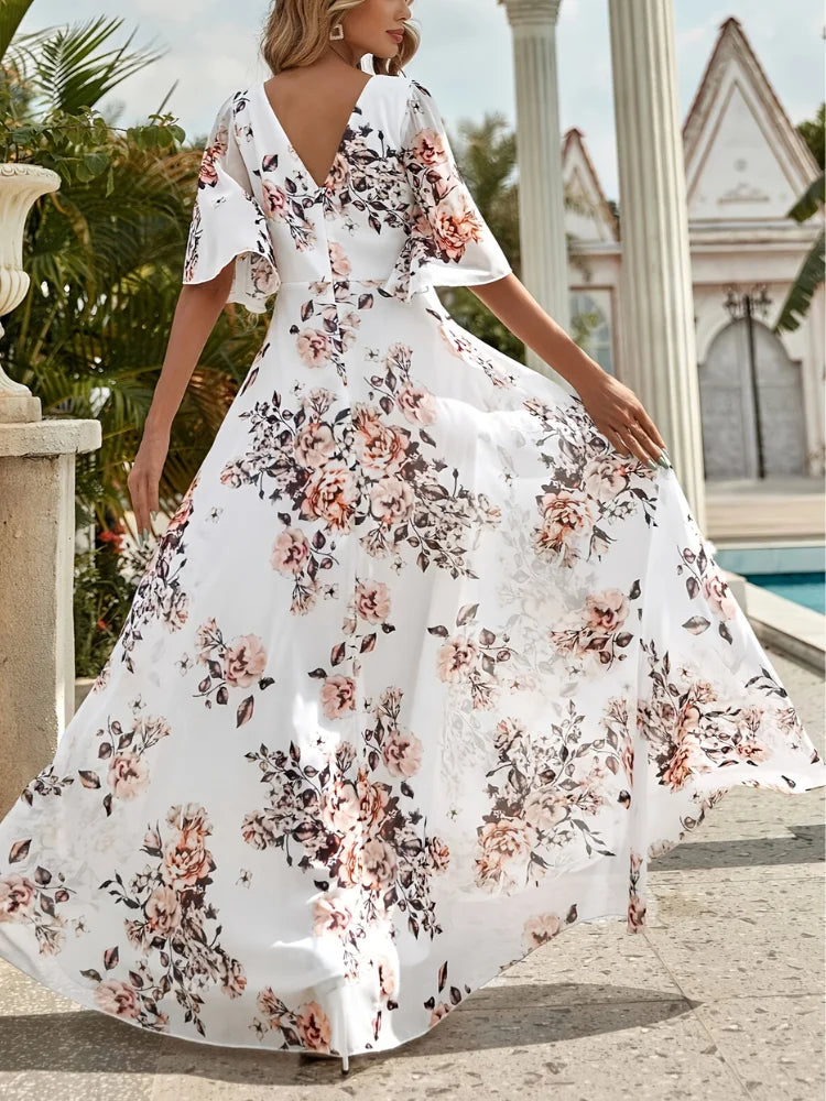 Vestido Longo Estampado Améllie