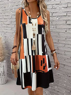 Vestido Midi Estampado Ismeria