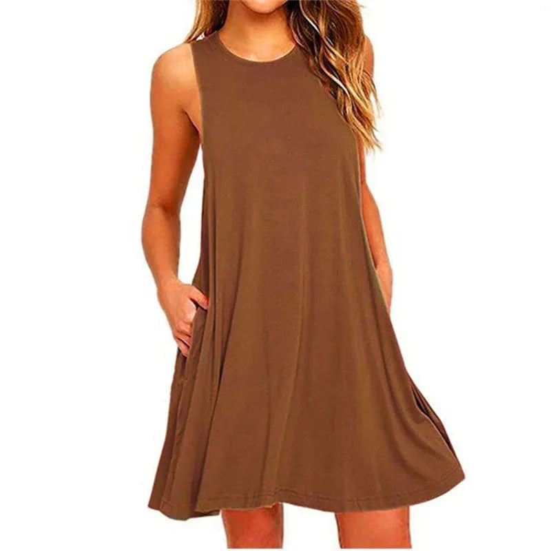 Vestido Curto Casual Safira