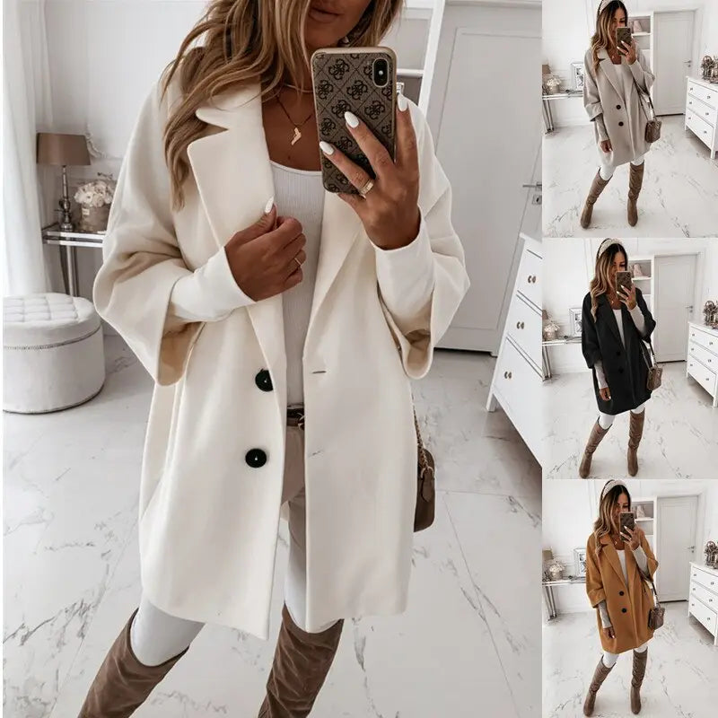 Sobretudo Casaco Feminino Outwear  HumArraso