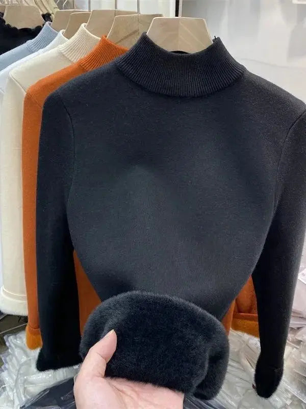 Suéter Peluciado - Inverno - Preto-G - HumArraso