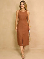 Vestido Midi de Linho