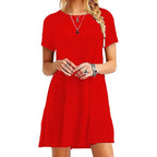 Vestido Curto com Manga Curta Jacinta