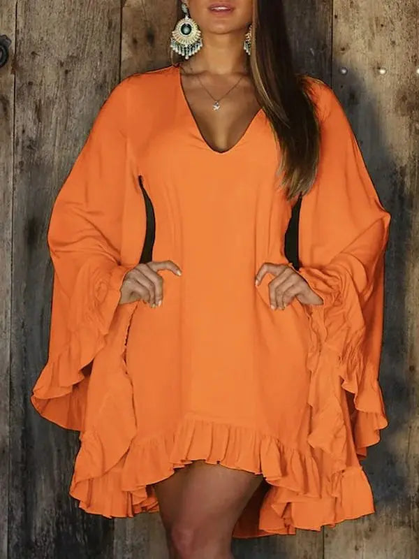 Vestido Isa Bela - Laranja-XXG - HumArraso