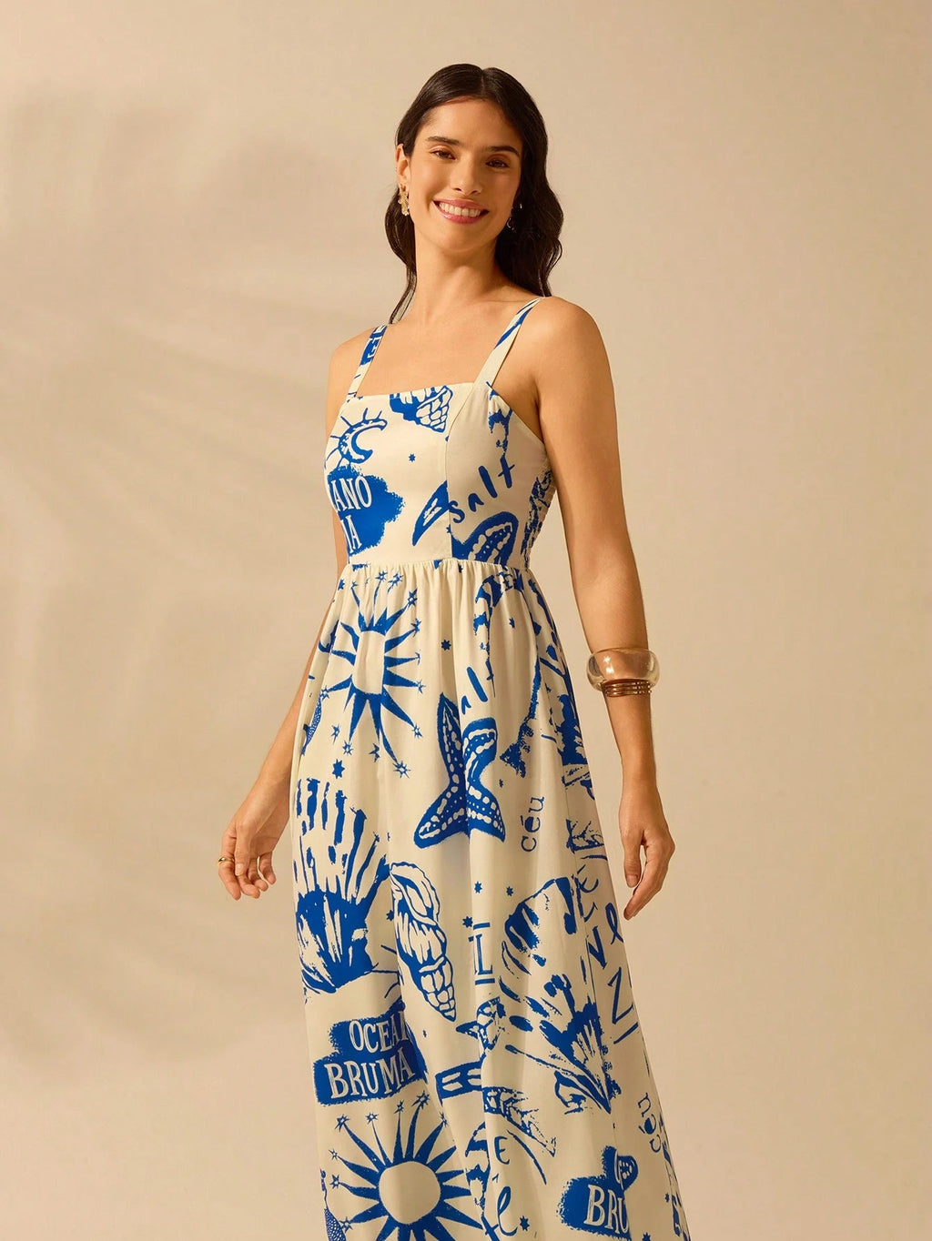 Vestido Longo com Costas Abertas - Camila