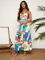 Vestido Longo com Costas Franzidas - Sofia