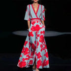 Vestido Longo Estampado Késia