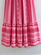 Vestido Longo Estampado Yara
