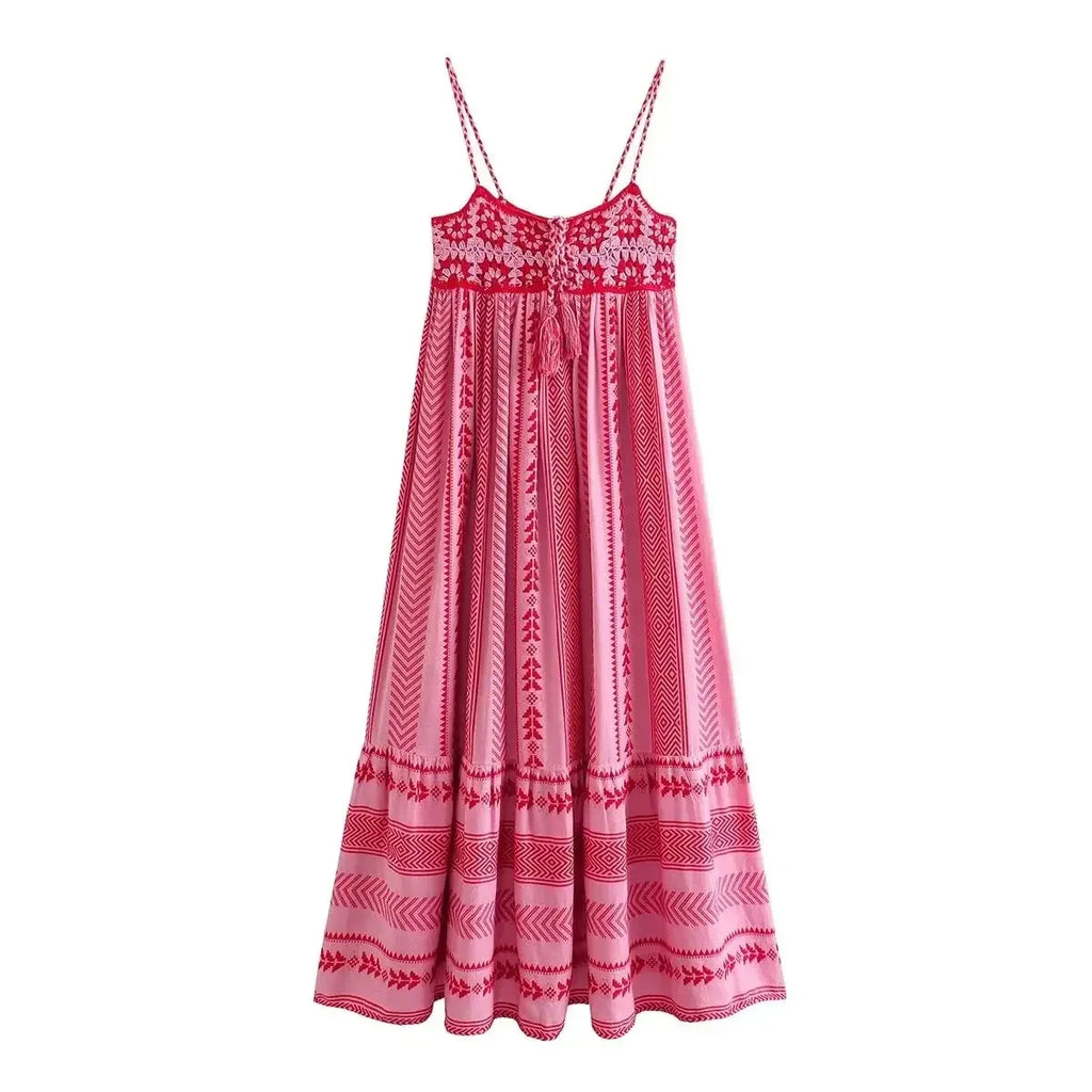 Vestido Longo Estampado Yara
