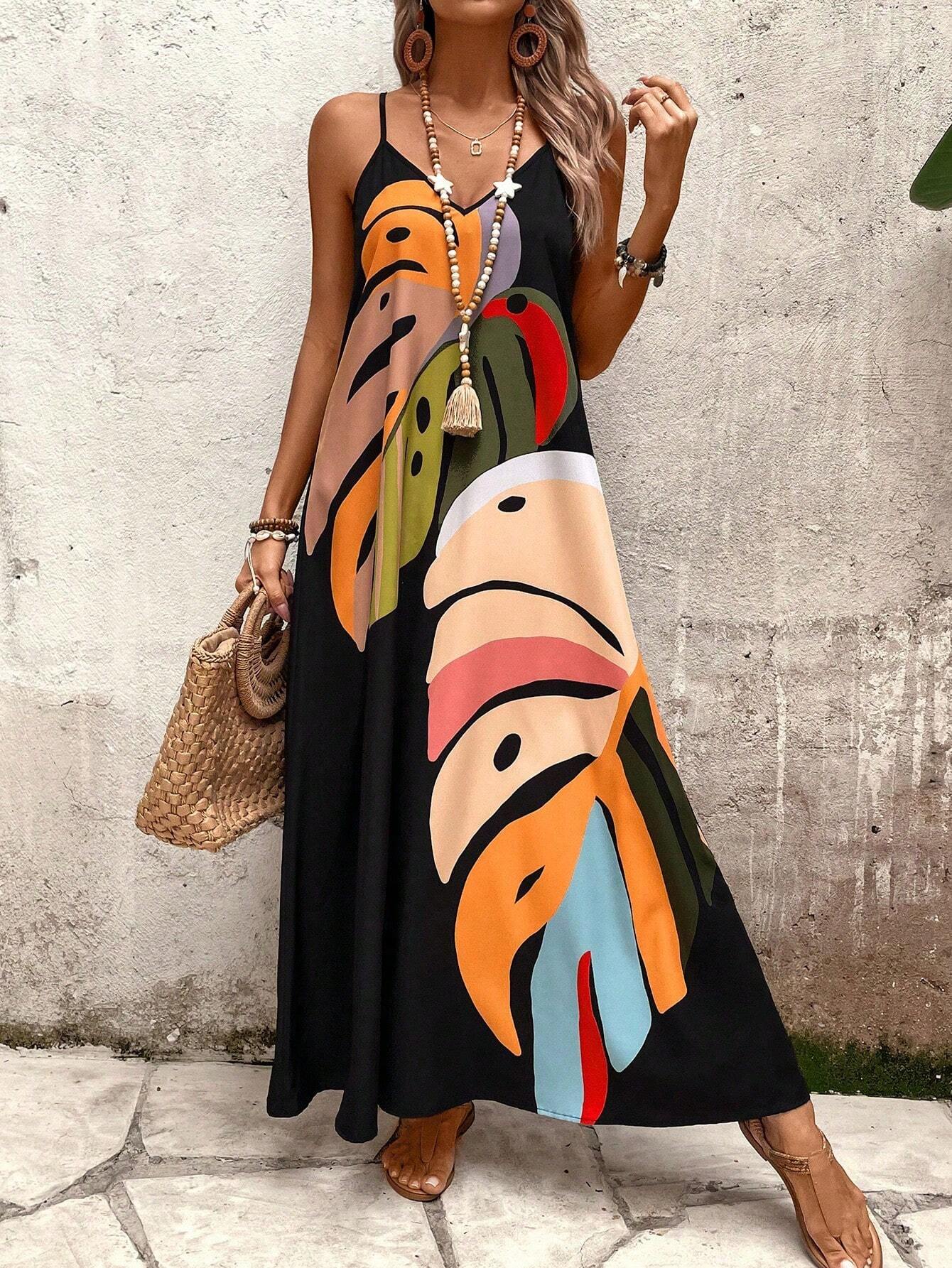 Vestido Longo com Alças Finas - Laura