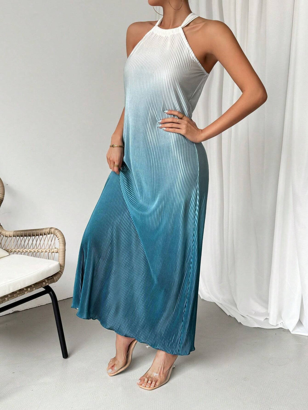 Vestido Longo Frente-Única - Lorena