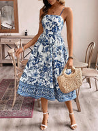 Vestido Longo Casual com Alças Finas - Mariana